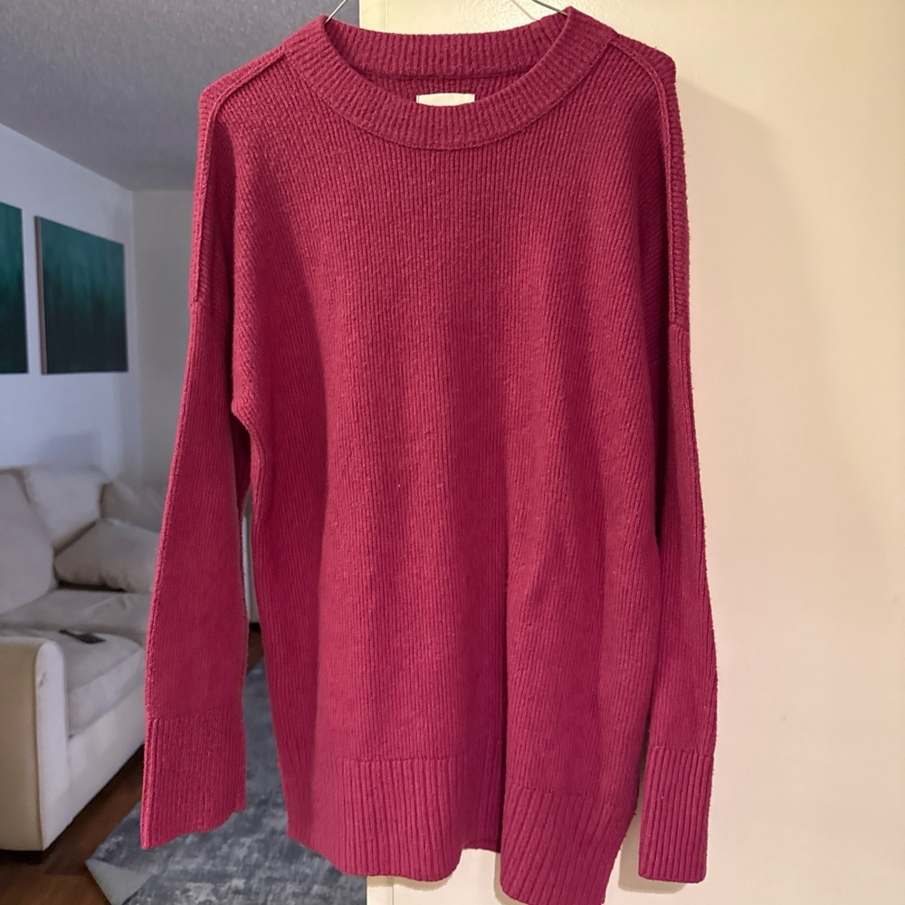 Pre fall oversized minimilist Normcore Abercrombie sweater